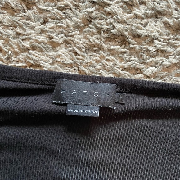 Hatch Black Ribbed Top - Picture 3 of 3